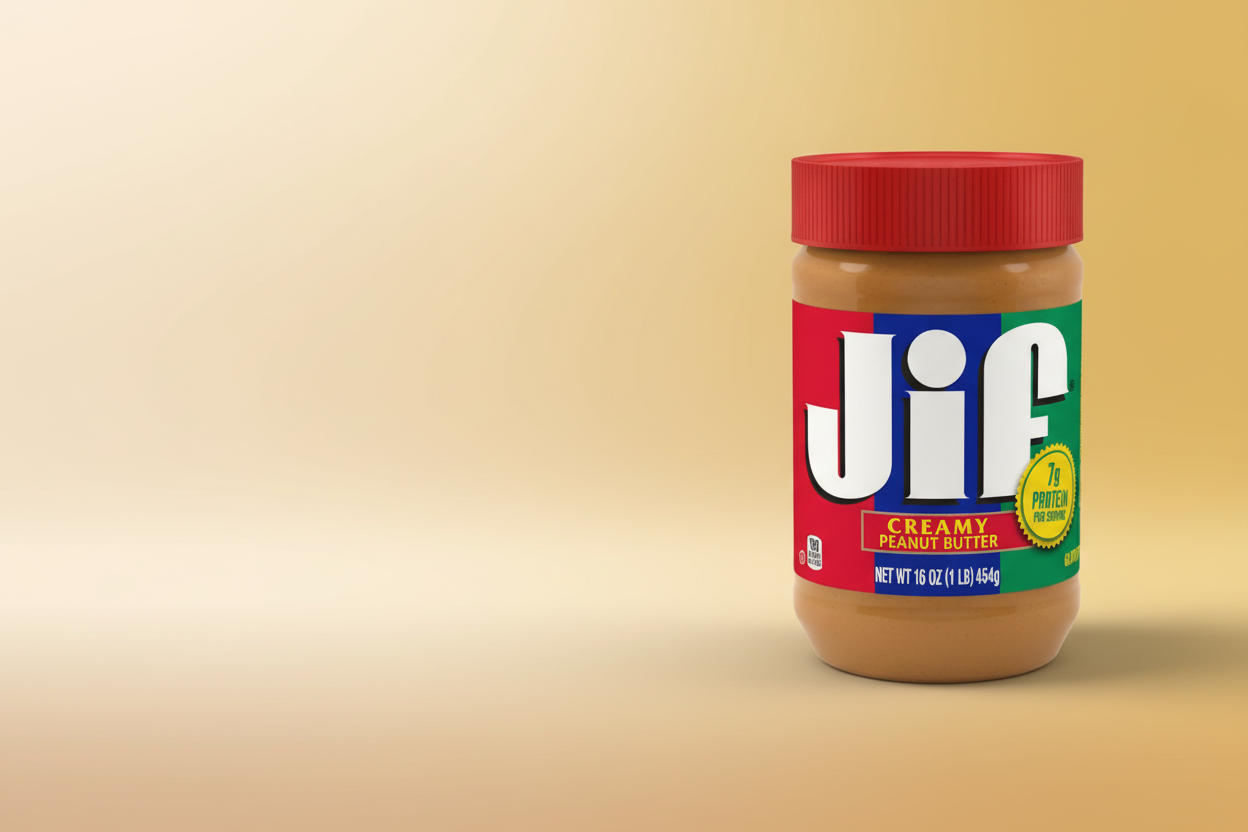 Jif Peanut Butter Homepage Banner - Clean