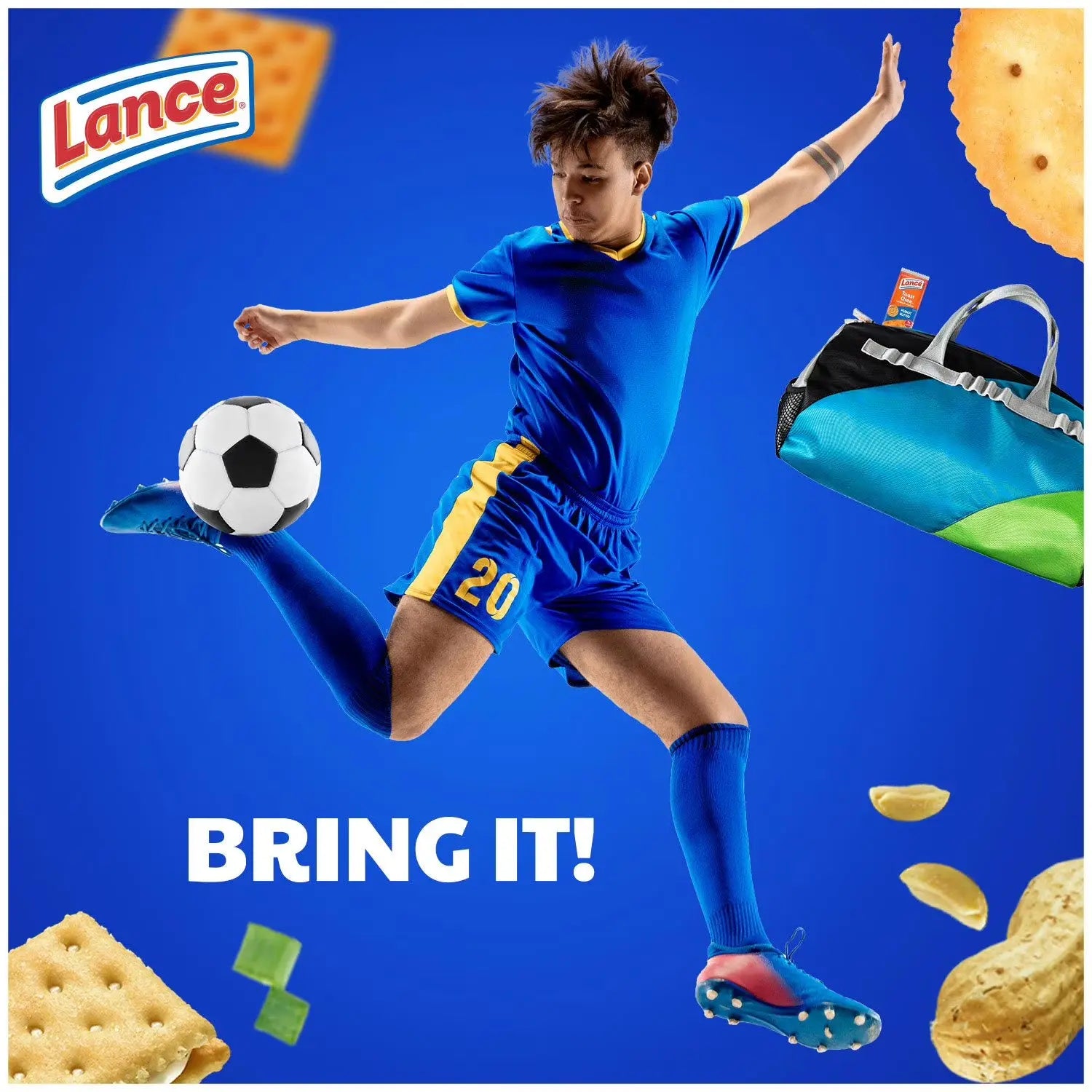 Lance Variety Pack Sandwich Crackers, 40 Individual Packs - Peanut Butter & Cheese for American Kids' Lunches SC